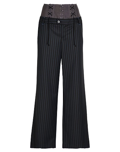 ANDERSSON BELL Casual pants Black 98% Wool, 2% Silk, Polyester
