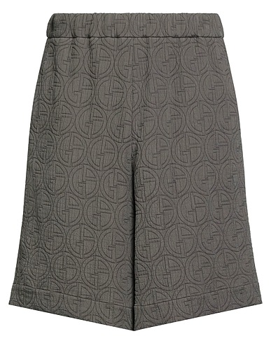 GIORGIO ARMANI Shorts & Bermuda Grey 72% Polyamide, 28% Cupro