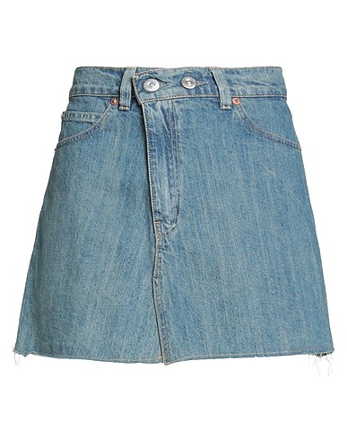 OUR LEGACY Denim skirt BLU 100% Cotton