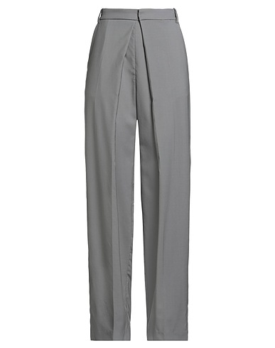 LOW CLASSIC Casual trouser Grey 100% Wool