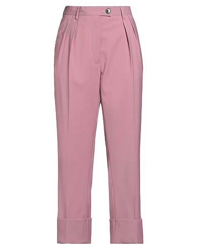GABRIELE PASINI Casual pants Mauve 100% Virgin Wool