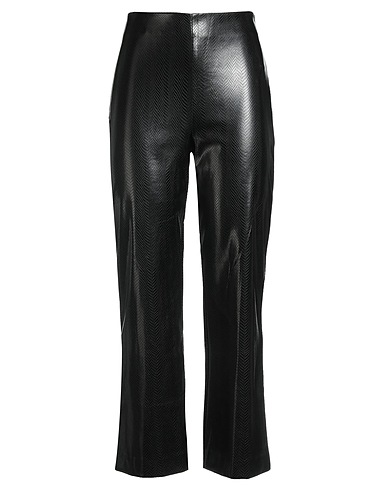 BAUM UND PFERDGARTEN Casual trouser Black 100% Polyurethane