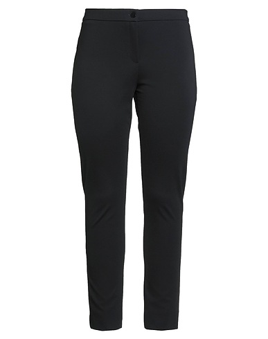 ELENA MIRÒ Casual pants Black 58% Viscose, 37% Polyamide, 5% Elastane