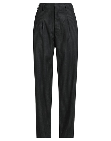 TRUE AVENUE Casual trouser Black 40% Polyester, 25% Acrylic, 18% Viscose, 12% Wool, 5% Other Fibres