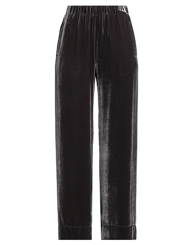 TRUE AVENUE Hosen Dunkelbraun 82% Viskose, 18% Seide