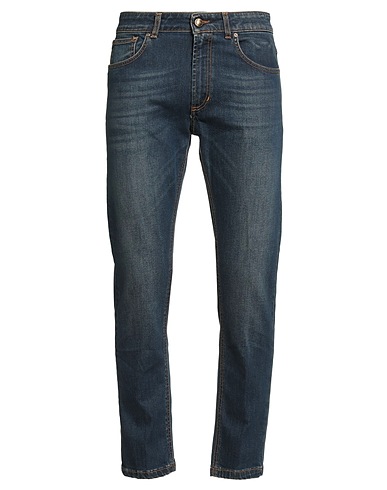 OUT/FIT Denim pants Blue 98% Cotton, 2% Elastane