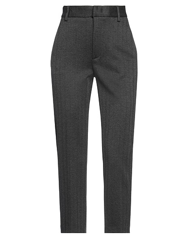 DONDUP Casual pants ANTRACITE 63% Viscose, 25% Polyester, 8% Polyamide, 4% Elastane