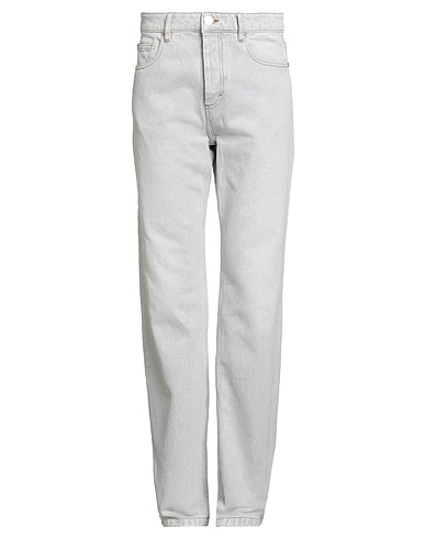 AMI ALEXANDRE MATTIUSSI Denim trousers Grey 100% Cotton