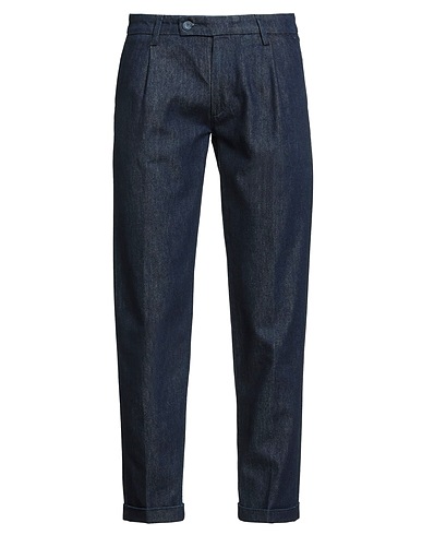 RE_HASH Pantaloni jeans Blu 92% Cotone, 8% Seta
