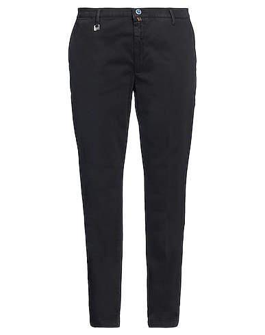 BARBATI Pantalon Noir 98% Coton, 2% Élasthanne