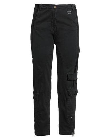 AERONAUTICA MILITARE Casual trouser Black 87% Cotton, 10% Elastomultiester, 3% Lycra®