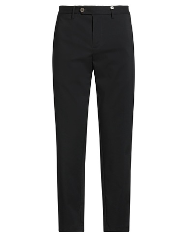 MYTHS Casual trouser Black 60% Cotton, 37% Polyamide, 3% Elastane