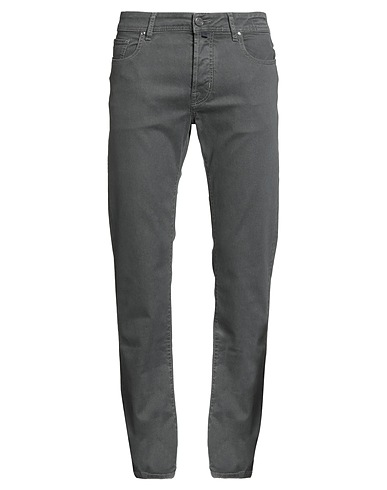 JACOB COHЁN Denim trousers Grey 49% Cotton, 49% Lyocell, 2% Elastane, Polyester