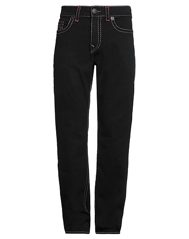 TRUE RELIGION Denim trousers Black 73% Cotton, 23% Polyester, 3% Other Fibres, 1% Elastane