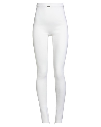 FERRAGAMO Casual pants Ivory 86% Virgin Wool, 12% Polyamide, 2% Elastane