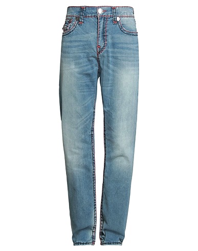 TRUE RELIGION Denim trousers Blue 68% Cotton, 27% Polyester, 3% Other Fibres, 2% Elastane