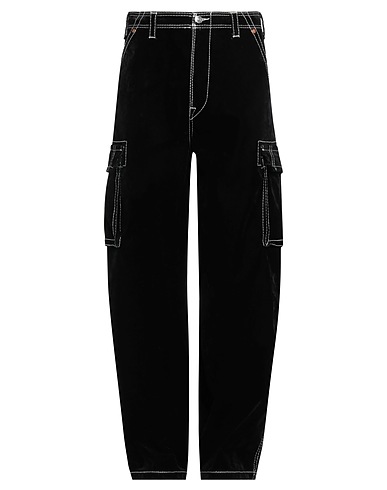 TRUE RELIGION Casual trouser Black 53% Cotton, 26% Repreve®, 19% Rayon, 2% Elastane