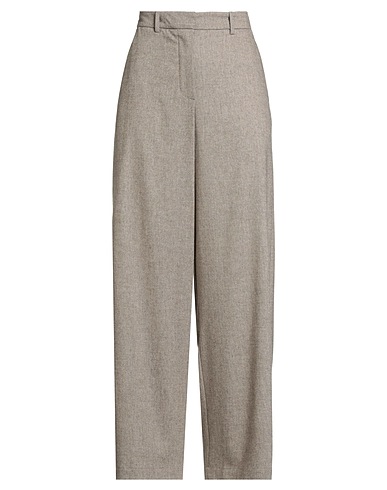 ALYSI Casual trouser Light brown 33% Wool, 33% Viscose, 33% Polyester, 1% Elastane