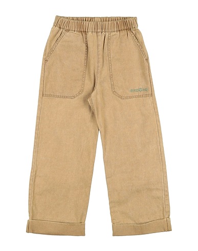 BONTON Casual trouser Beige 84% Cotton, 16% Linen
