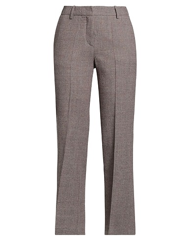 ALYSI Pantalone CHOCOLAT Bordeaux 100% Lana Vergine