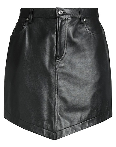 ALEXANDRE VAUTHIER Mini skirt Black 100% Lambskin