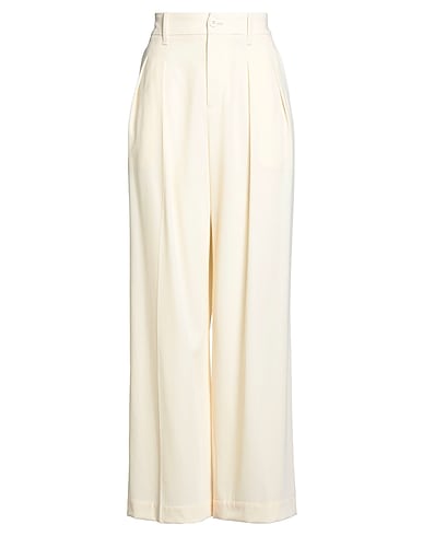 ISSEY MIYAKE Pantalon Blanc cassé 100% Laine