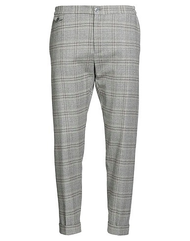 TOMBOLINI Casual pants Grey 99% Virgin Wool, 1% Elastane