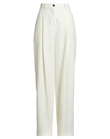 ALYSI Pantalon CRÈME 100% Laine vierge