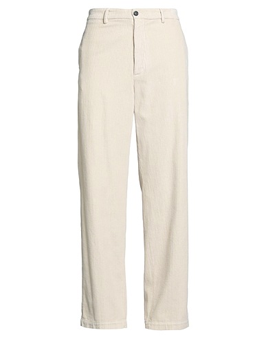 BARENA Casual pants Cream 100% Cotton