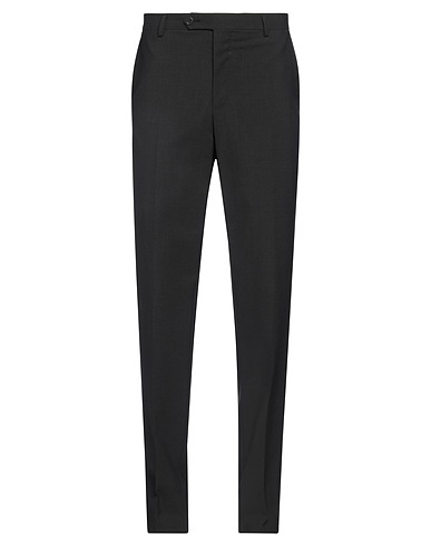 TOMBOLINI Formal trouser ANTRACITE 98% Virgin Wool, 2% Elastane
