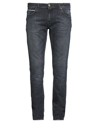 BLU BRIGLIA 1949 Pantaloni jeans Nero 98% Cotone, 2% Elastan