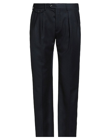 LARDINI Casual pants Midnight blue 89% Wool, 10% Cashmere, 1% Elastane