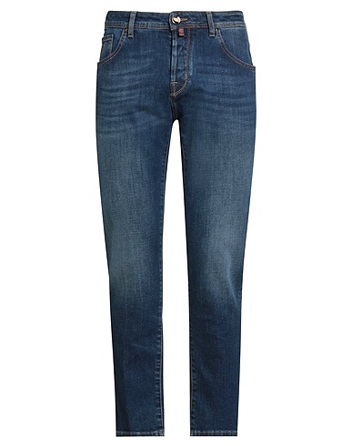 JACOB COHЁN Denim pants Blue 98% Cotton, 2% Elastane
