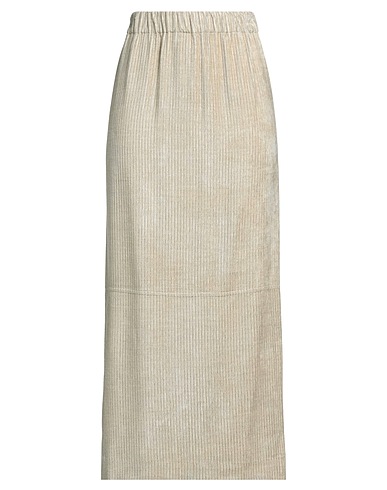 ALYSI Jupe longue CHOCOLAT Beige 100% Viscose