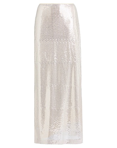ALYSI Maxi Skirts CRÈME Silver 100% Polyester