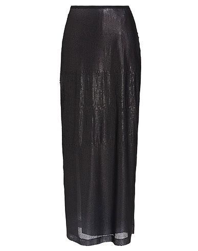ALYSI Gonna lunga CRÈME Nero 100% Poliestere