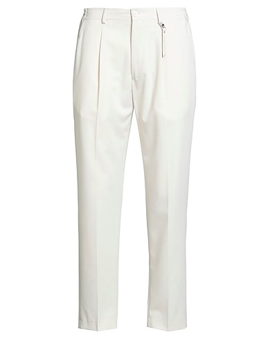GAZZARRINI Pantalone Panna 72% Poliestere, 23% Viscosa, 5% Elastan