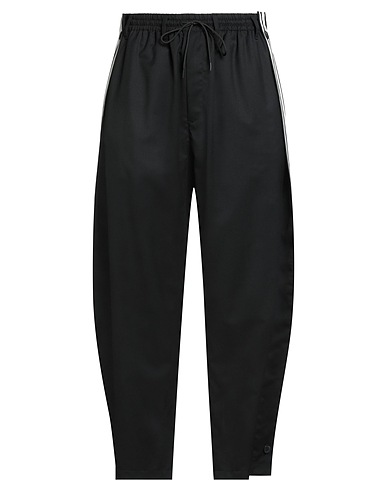 Y-3 캐주얼 바지 블랙 50% 재생 폴리에스터, 30% 울, 20% 폴리에스테르