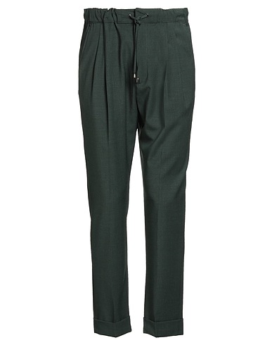 MESSAGERIE Casual trouser PATRIZIO PISCAGLIA Dark green 54% Polyester, 44% Wool, 2% Elastane