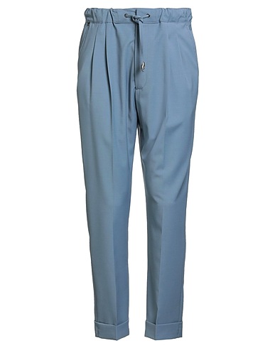 MESSAGERIE Pantalone PATRIZIO PISCAGLIA Blu chiaro 54% Poliestere, 44% Lana, 2% Elastan