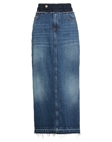 MANILA GRACE Falda vaquera 100% Algodón, Poliéster, Viscosa, Elastán