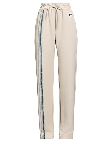 GAëLLE Paris Pantalone Beige 79% Poliestere, 17% Viscosa, 4% Elastan, Poliammide