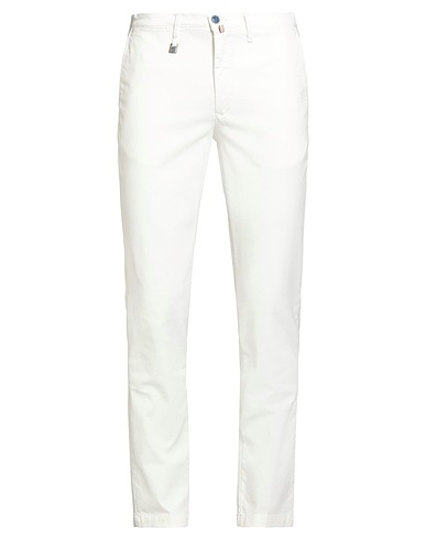 BARBATI Pantalone Bianco 98% Cotone, 2% Elastan