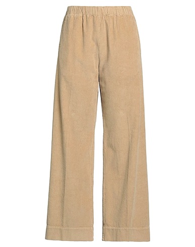 TRUE AVENUE Pantalone Beige 100% Cotone