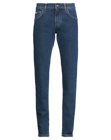 DOLCE&GABBANA Denim pants Blue 98% Cotton, 2% Elastane