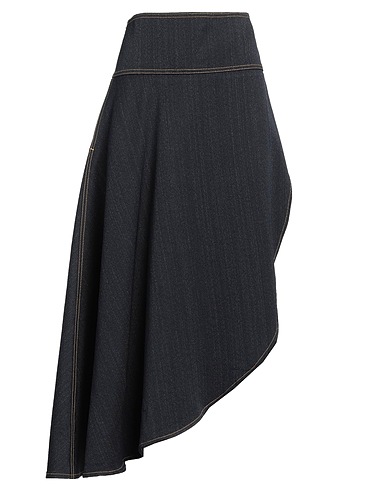 ALAÏA Midi skirt Blue 100% Wool