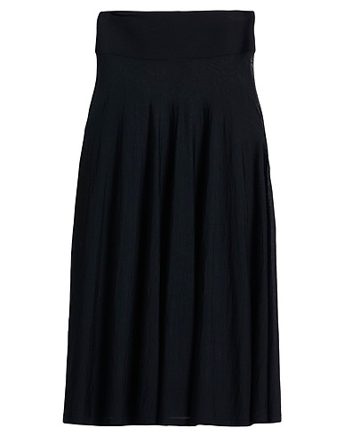 ALAÏA Maxi Skirts Black 100% Virgin Wool
