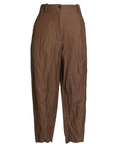 MASNADA Pantalone Khaki 60% Cotone, 35% Lana, 5% Fibra di metallo