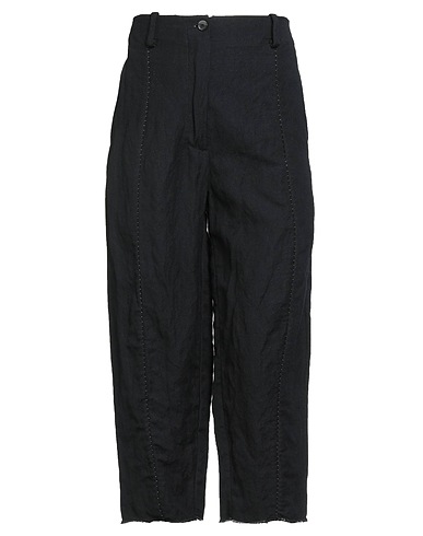 MASNADA Hosen Schwarz 60% Baumwolle, 35% Wolle, 5% Metallfaser