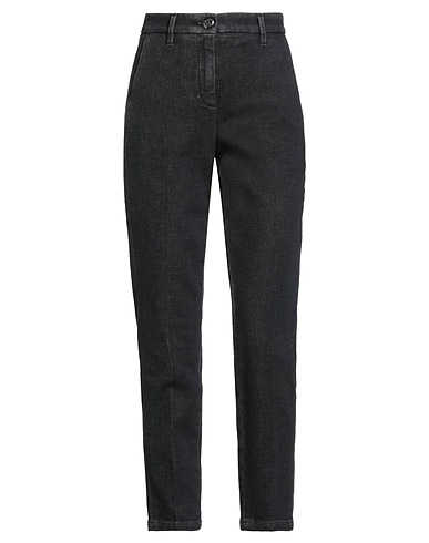 JACOB COHЁN Denim trousers Black 93% Cotton, 6% Cashmere, 1% Elastane